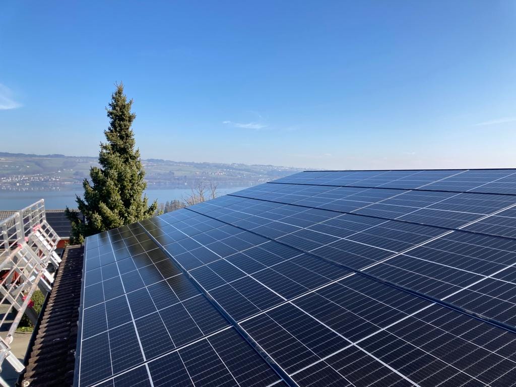 aufdach solar photovoltaik sursee