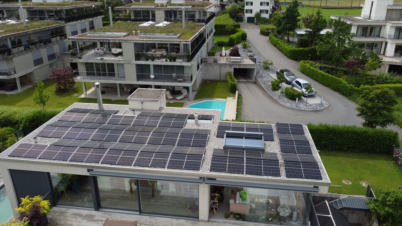 flachdach solar zug