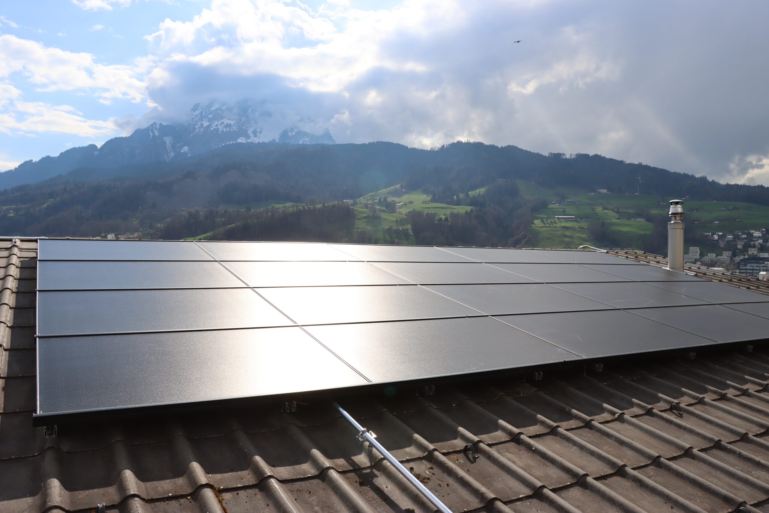 St Niklausen Solarprofi Solaranlage auf Einfamilienhaus