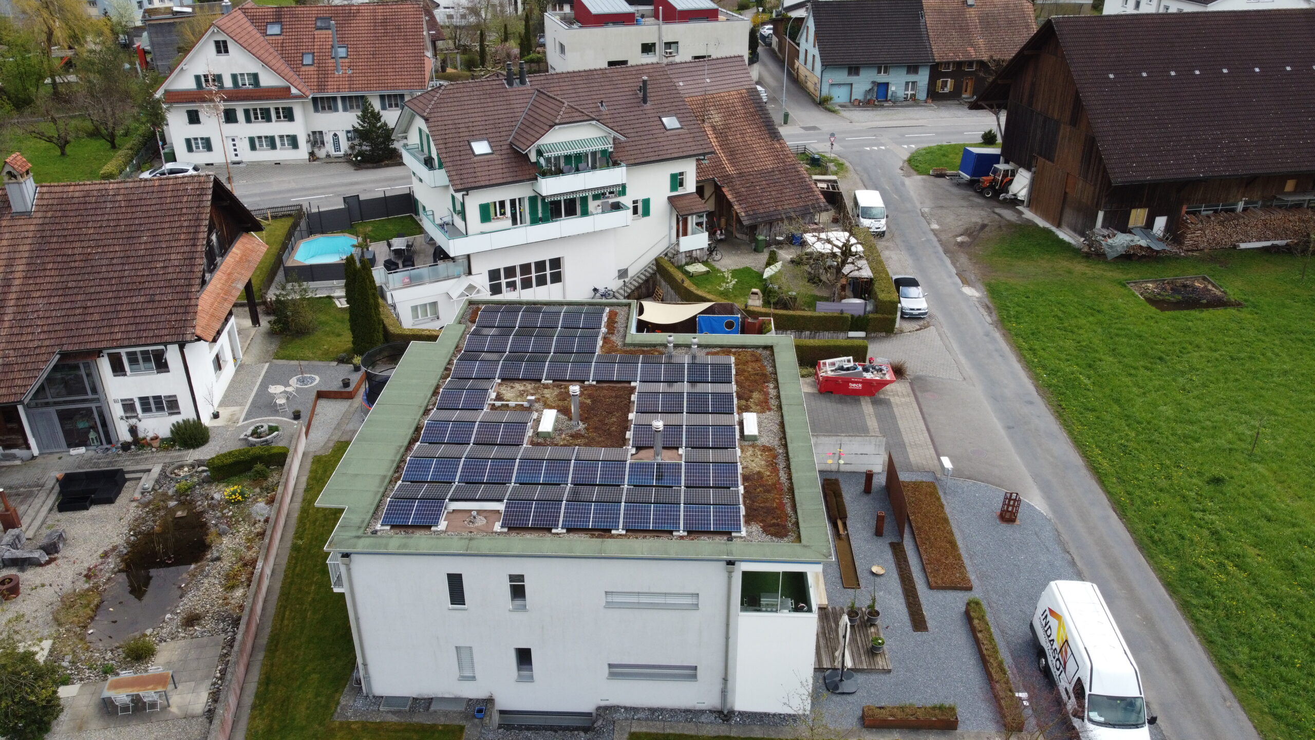 Solarprofi Sursee Solaranlage auf Einfamilienhaus
