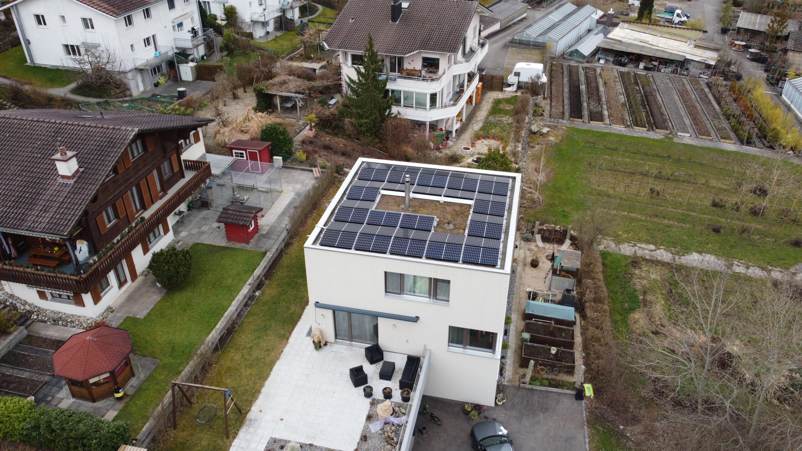 Solarprofi Reiden Solar Solaranlage auf Einfamilienhaus