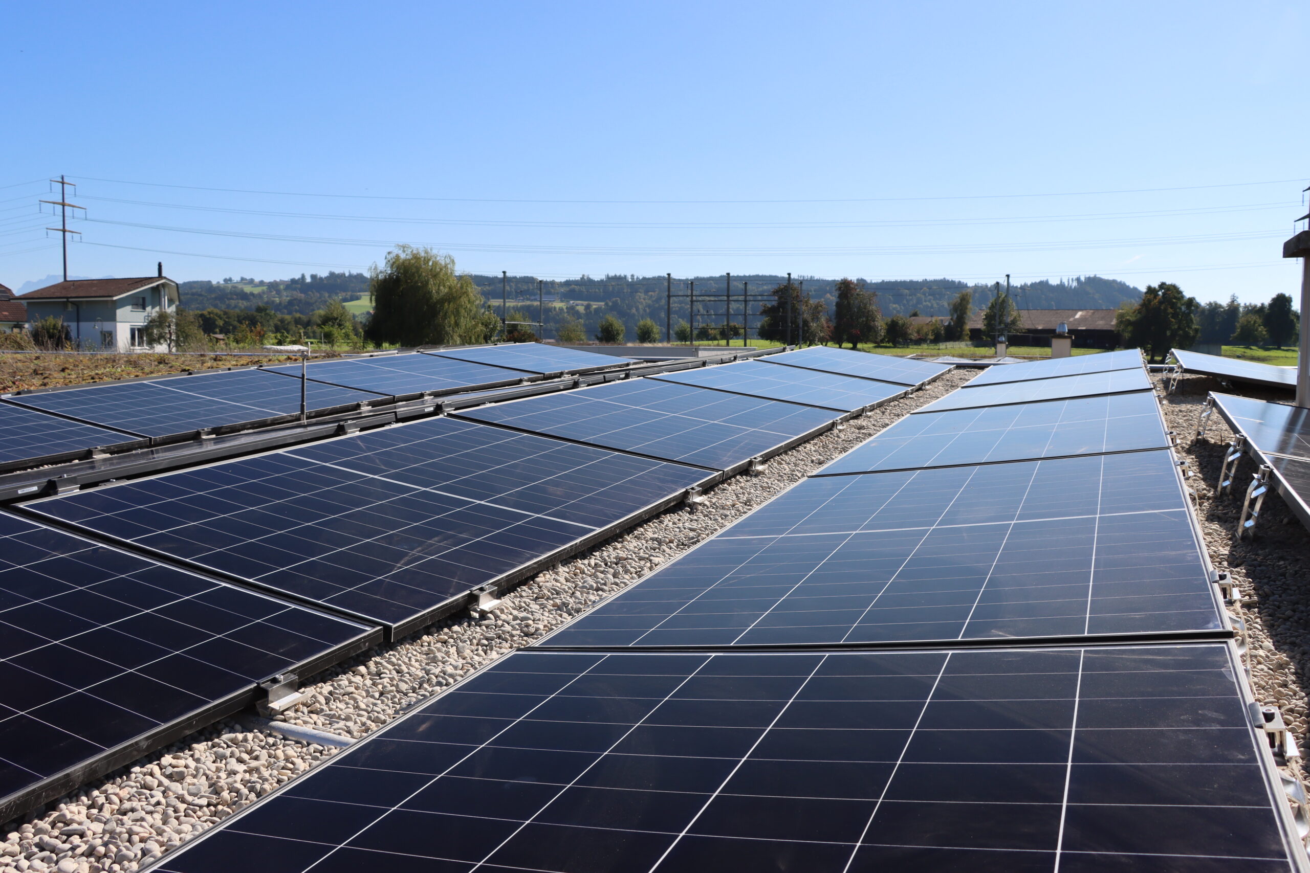 Sursee Luzern Kriens Solaranlage auf Einfamilienhaus